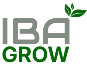 IBA GROW original three-leaf logo